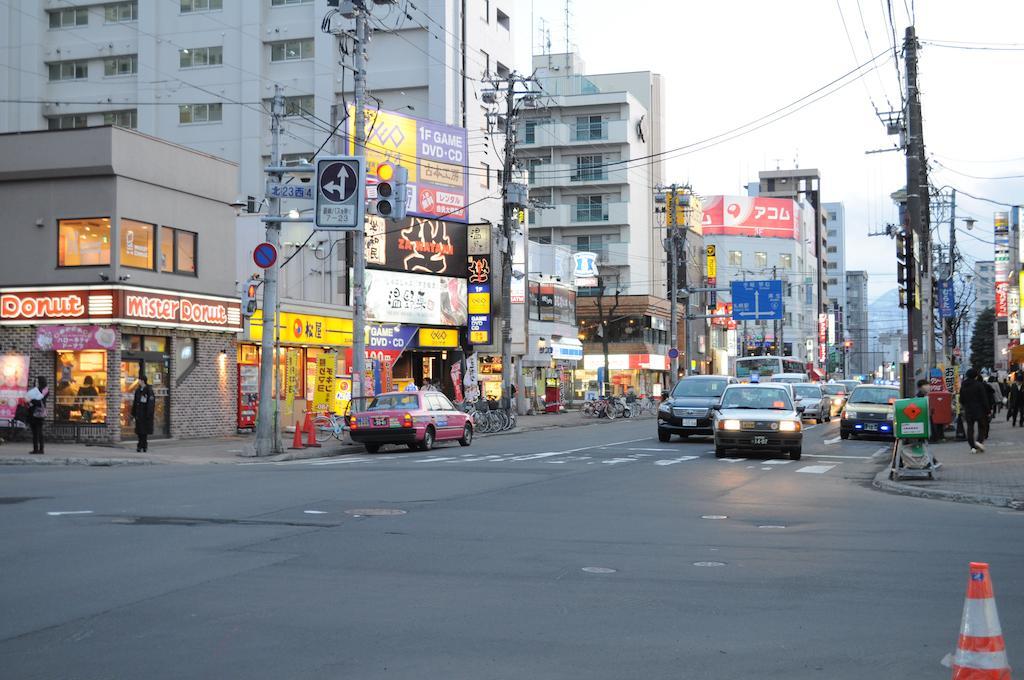 Hotel Sapporo Sun Plaza Exterior foto